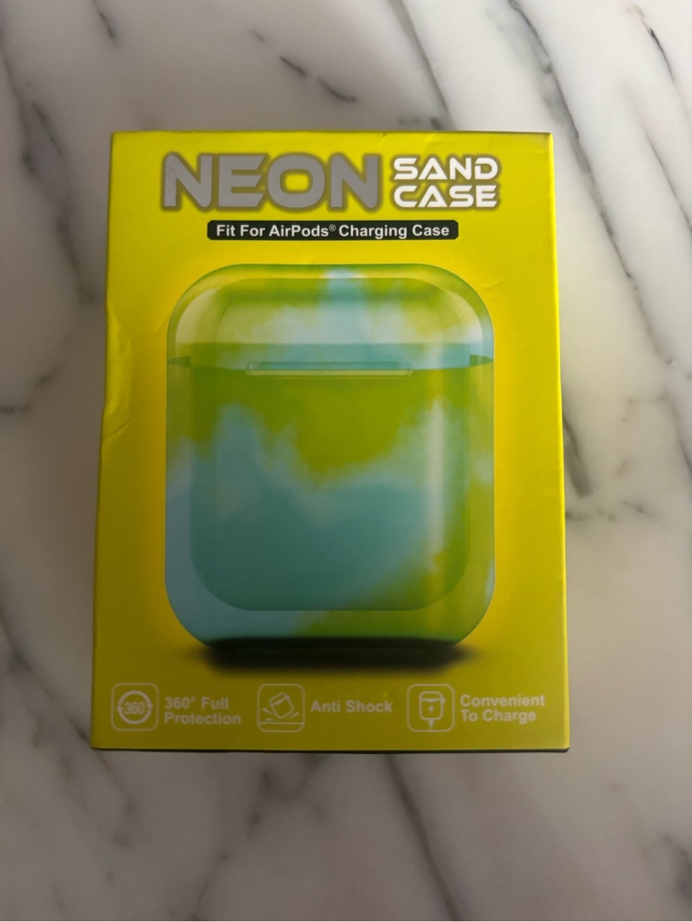 Sand Case for AirPods Charging Case - Green/Blue